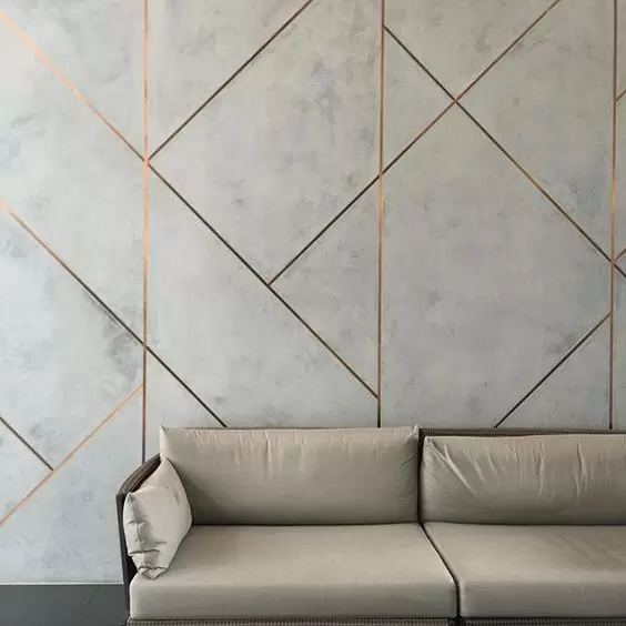 plaster feature wall