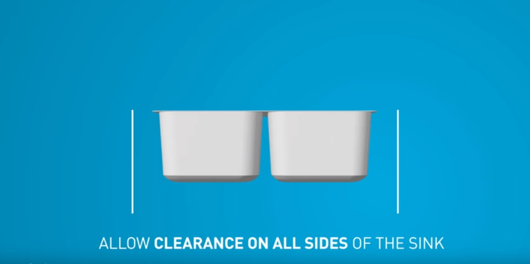 countertop clearance undermount sink