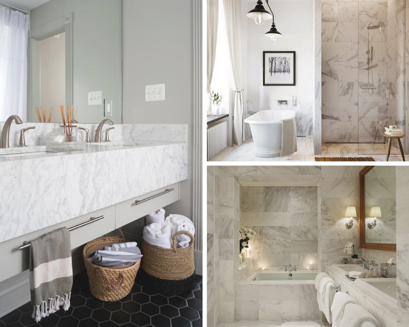 Bathroom featuring Natural Marble