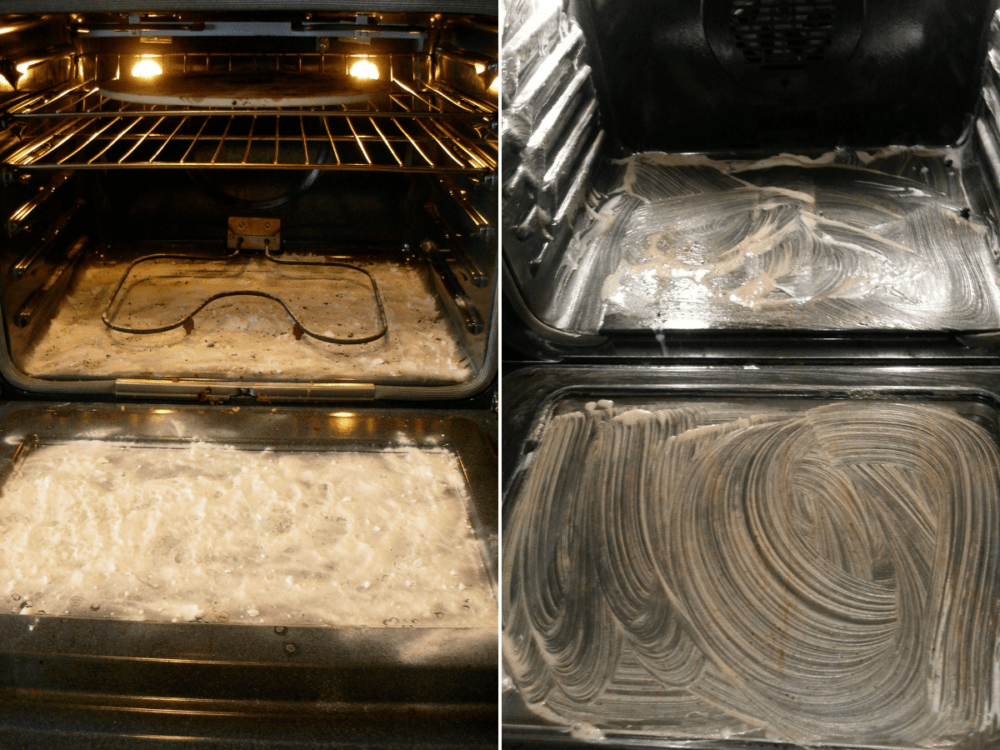 deep clean-oven