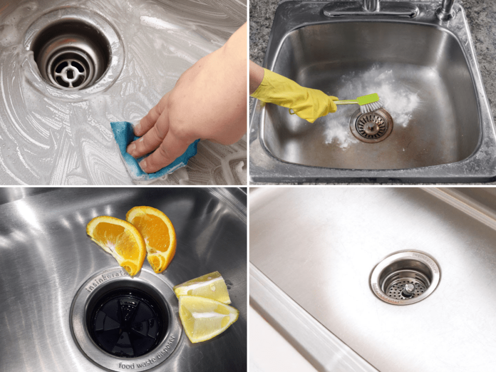deep clean-sink